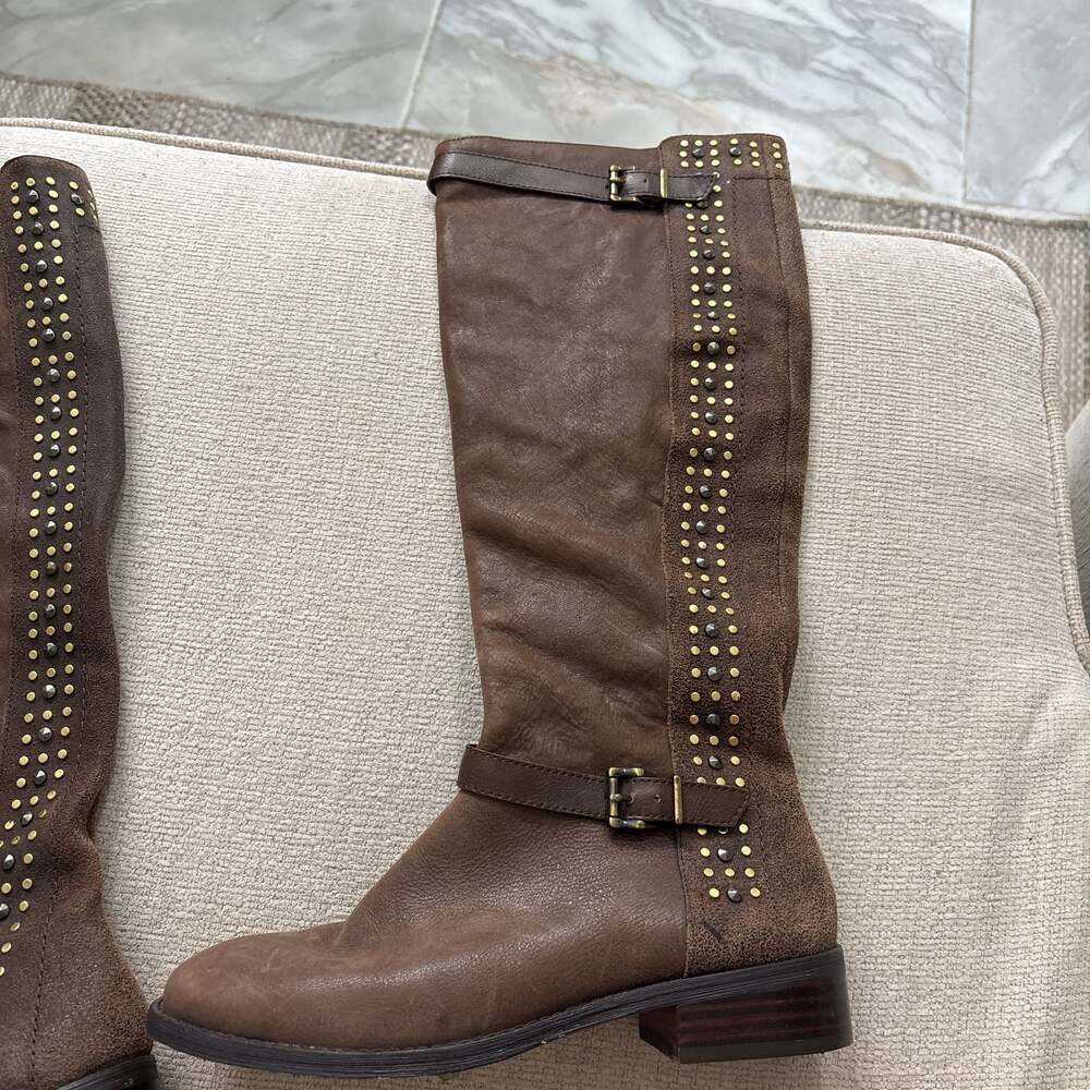 Jessica Simpson Ellister Studded Buckle Knee High Boots - Picture 6 of 8
